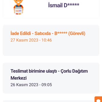 hepsiJET Kargo Adrese Gelmeden İade İşlemine Alındı