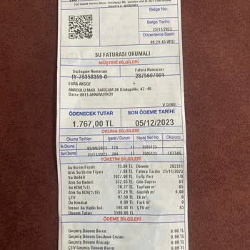 İSKİ Su Faturası İtirazı