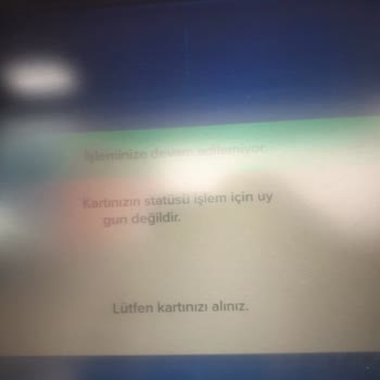 İş Bankası ATM İşlem Sorunu Yaşıyorum!