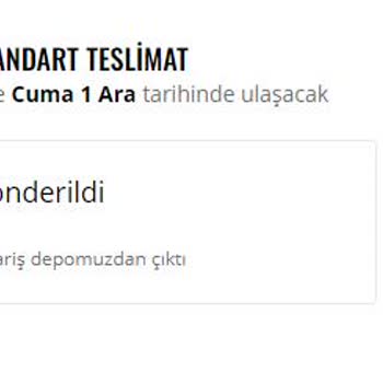 Stradivarius Kargo Şikayeti (teslimat Bekleniyor)