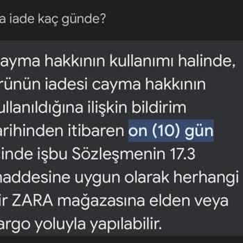 Zara Ürünüme İade Onayı Vermediği Halde Bankamı Suçlu Gösteriyor!