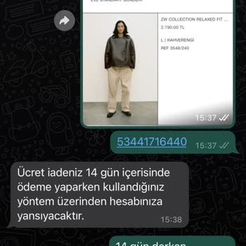 Zara Ürünüme İade Onayı Vermediği Halde Bankamı Suçlu Gösteriyor!