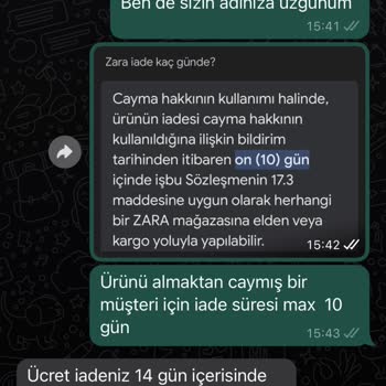 Zara Ürünüme İade Onayı Vermediği Halde Bankamı Suçlu Gösteriyor!