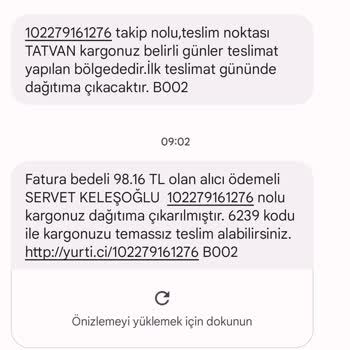 Yurtiçi Kargo Teslim Edilmeyen Kargo