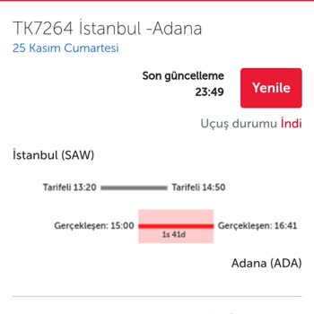 THY Nin Kuralı Kendine Göre Uygulaması