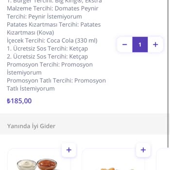 Burger King Eksik Ürün Sorun Çözmeme