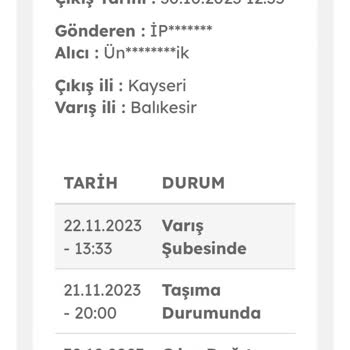 Evdemo Lojistikle Gelmeyen Ürün