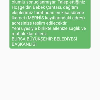 Bursa Büyükşehir Belediyesi Bebek Proje Paketi
