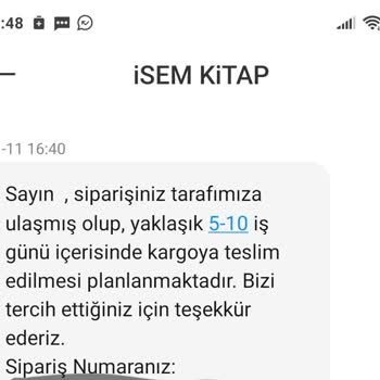 İsem Kitap Ellerinde Olmayan Ürünü Satmak