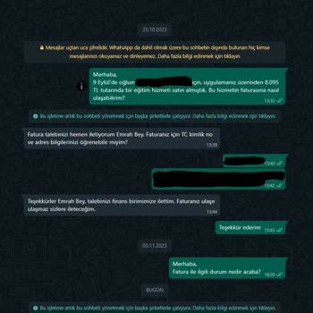 Kodland.org Ödemesini Yaptığım Hizmetin Faturası Kesilmedi