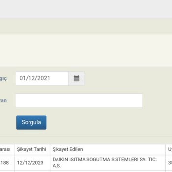 Daikin Su Akıtma Problemi