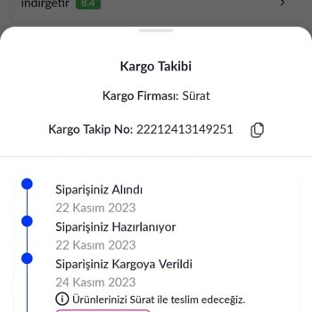 Sürat Kargo Mağdur Eden Ve Üstüne Dönüş Sallamayan Bir Firma