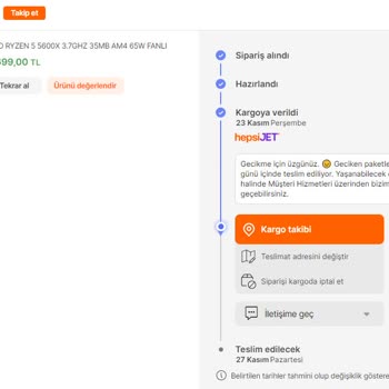 Hepsiburada Getirilmeyen Ve Nerede Olduğu Bilinmeyen Kargo