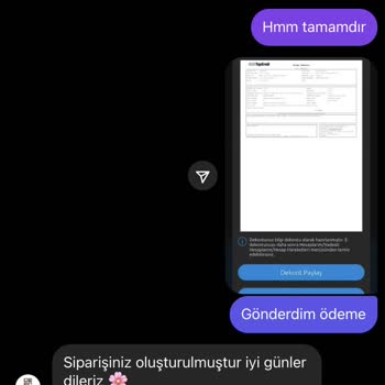 Mellon Çikolata Peşin Ödeme Alınan Ürünüm Kargolanmadı