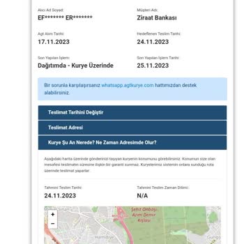AGT Kurye (aynigunteslim.com) Kargom Nerede? Acil Dönüş Bekliyorum!