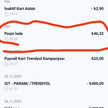 Paycell Para İade Sorunu