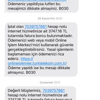 Millenicom Haksız Fatura Kesilmesi Hakkında