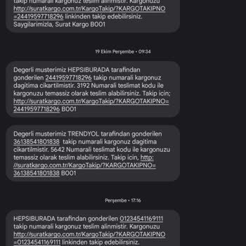 Sürat Kargo Ürün Dağıtım İşlemleri