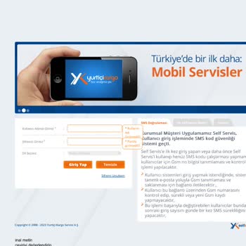 Yurtiçi Kargo Y. K Self Servis Sorunu