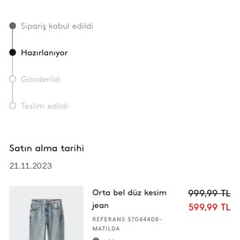 Mango Ürün Teslim Gecikmesi