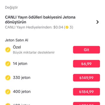 Jeton Yüklenmedi Hesabımdan TikTok Para Çekti