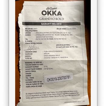 Arzum Türk Kahvesi Keyfi Kabusa Dönüştü.