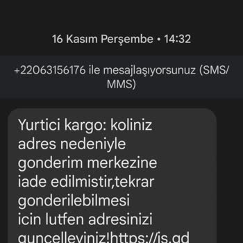 Kargo Şüpheli Mesaj Gerçek Mi
