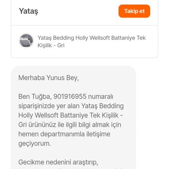 Hepsiburada Yataş Welsoft Battaniye Ürün Teslimatı