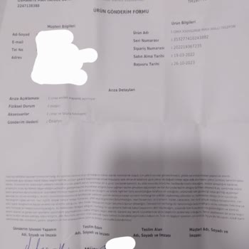 Teknosa Servise Verdiğim Telefonum Kayıp