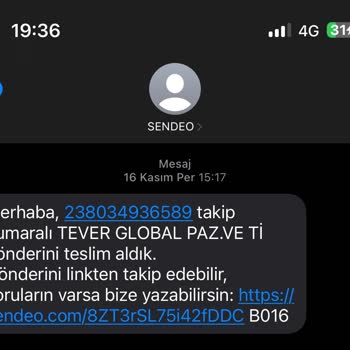 Sendeo Kargomu Teslim Etmiyor!