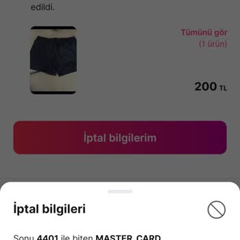 Gardrops Para İadesi Yapılmadı