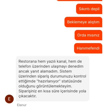 Migros Yemek 2 Saat 45 Dakika'da Gelmeyen Yemek