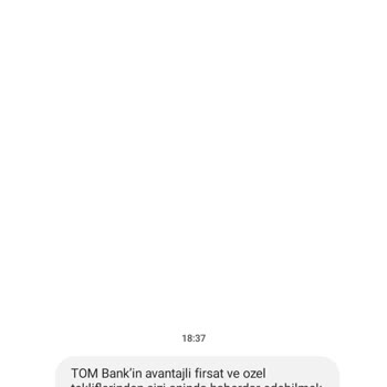 Tombank Sürekli Mesaj Gelmesi