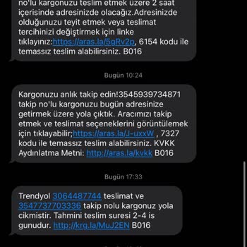 Aras Kargo Teslim Edilmeyen Kargom