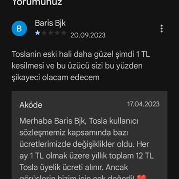 Akbank Tosla Ücret Konusu U