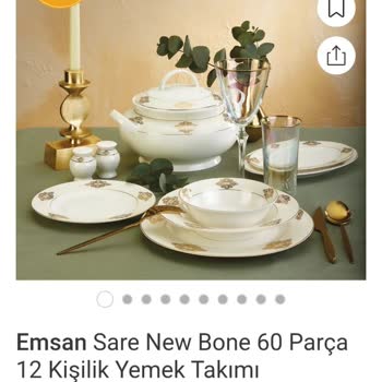 Emsan Yemek Takımı Eksik