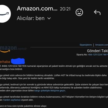 Amazon'a Yakışmayan Kargo AGT Kurye