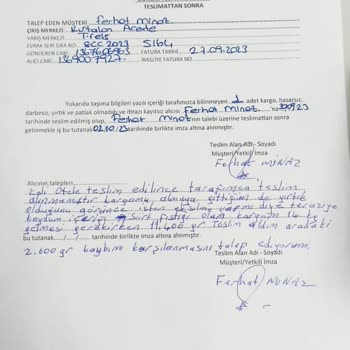 Sürat Kargo Kargo Kolim Eksik Ve Zarar Görmüş Teslim Edildi