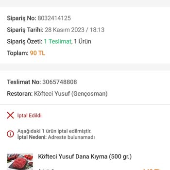 Trendyol Para Verdim Ürün Ortada Yok