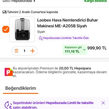 Hepsiburada Müşteriyi Yöneltmeye Yönelik Tanıtım