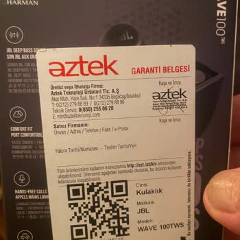 JBL Harman WAVE100 Kulaklık
