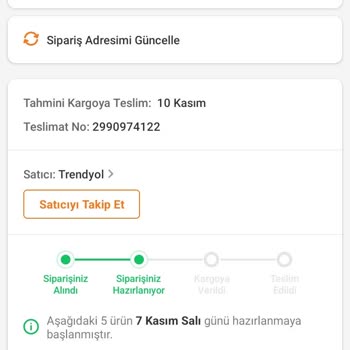 Trendyol Kargomu Yollamadı İptal De Etmedi