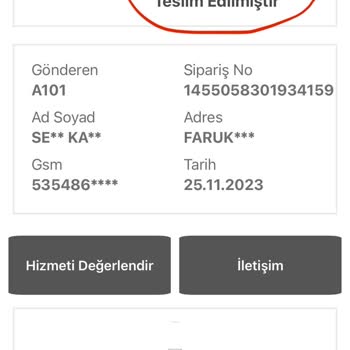 Birgündekargo Firması Ürünümü Başka Kişiye Teslim Etti!