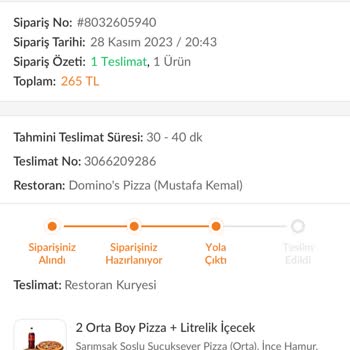 Domino's Pizza 30DK Kampanyasının Kampanya Dönemi Bahanesiyle Geçersiz Kılınması