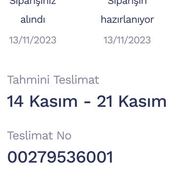 Penti Teslim Edilmeyen Ürünler