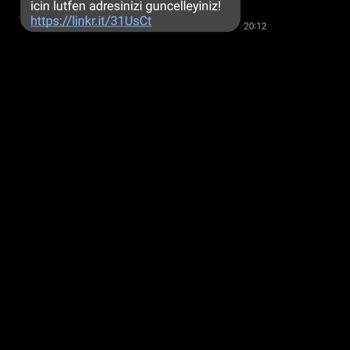 Kargo'nun Adres Güncellemesi İstemesi