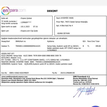 Otonomisepeti Ödemeyi Yaptığımız Halde Ürünü Göndermiyor.