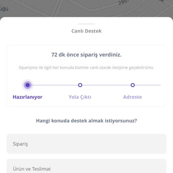 Getir Teslim Edilemeyen/iptal Edilemeyen Sipariş
