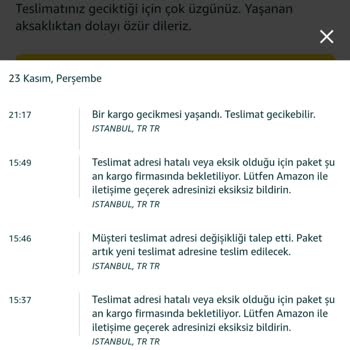 Kolay Gelsin Kargomu Günlerdir Depoda Bekletiyor