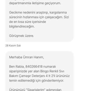 Hepsiburada Ürün Gönderim Sıkıntısı